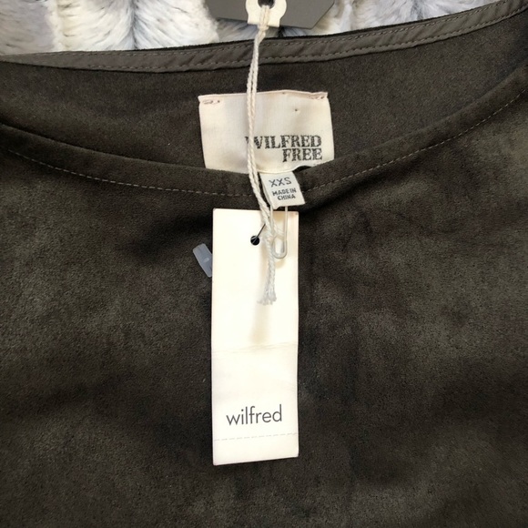 ARITZIA Wilfred Free Nori Dress in Olive Size XXS - Picture 7 of 9